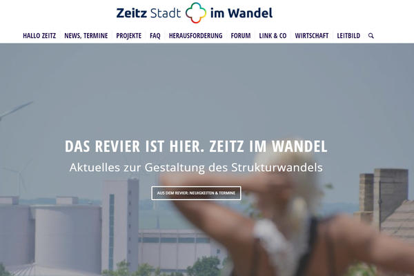 Screenshot zeitz-im-wandel.de