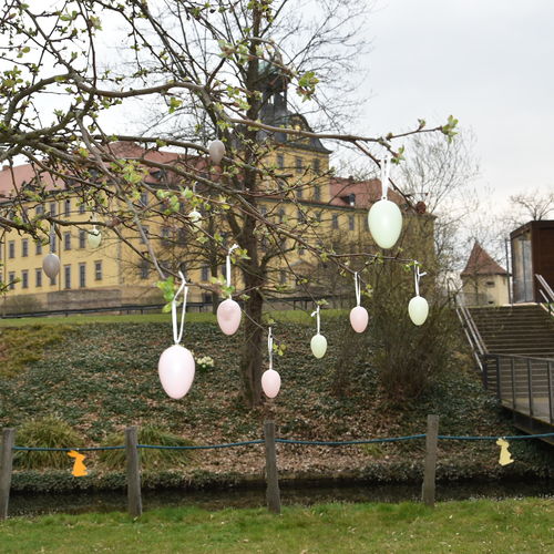 Schlosspark Moritzburg Zeitz_Osterdeko (c) Stadt Zeitz