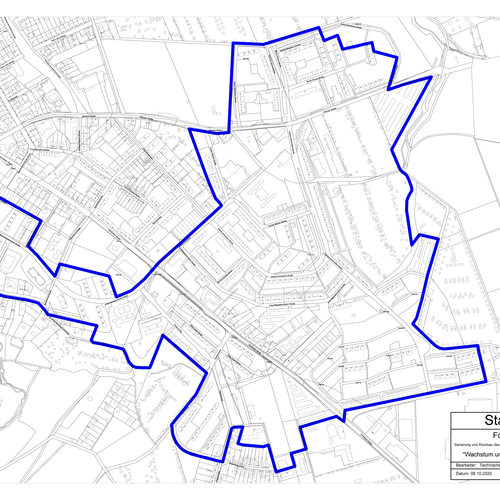 Plan Fördergebiet 2 - Sanierung und Rückbau des industriell gefertigten Wohnungsbaus in Zeitz-Ost