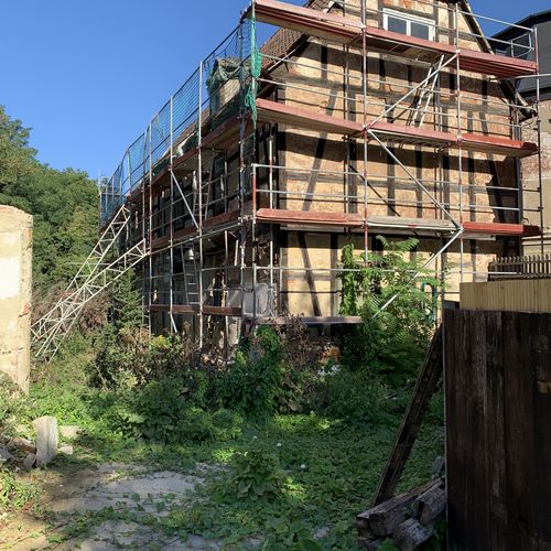 Steinstraße 5 - Hofseite vor der Sicherung