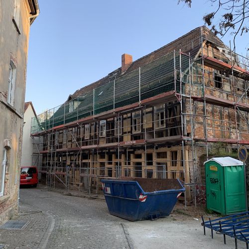 Steinstraße 5 - Straßenseite rechts nach Fachwerksanierung