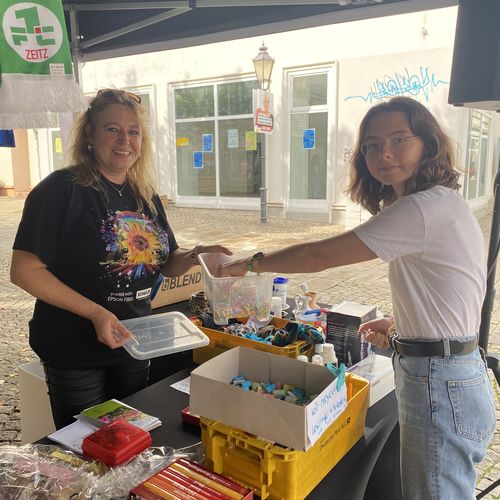 Auch die Tombola auf dem Roßmarkt wurde von den Gästen gut besucht.