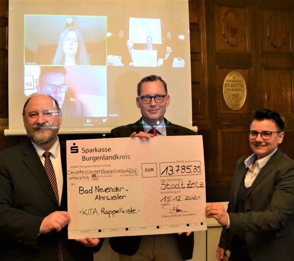 bergabe Spendengelder Hochwasserhilfe Bad Neuenahr-Ahrweiler