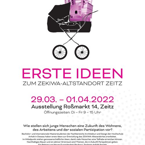 Flyer Ausstellung Erste Ideen