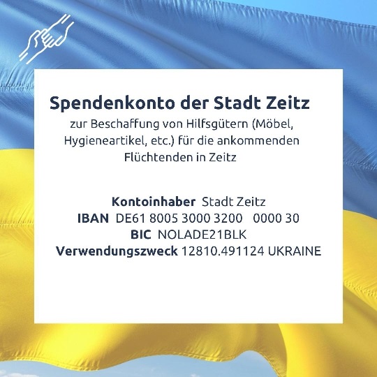 Spendenkonto Ukraine