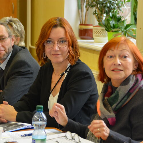 018 Bildungsministerin des Landes Sachsen-Anhalt zum Gespräch in Zeitz