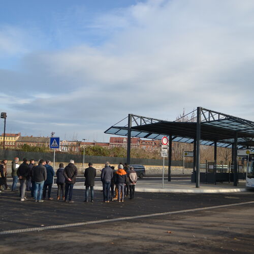 04 Blick auf den neuen Busbahnhof Zeitz (c) Stadt Zeitz