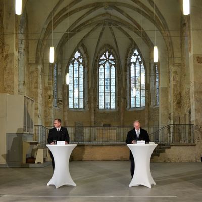 Beginn der Pressekonferenz