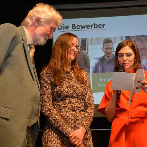 007 Festveranstaltung und Preisverleihung Zeitzer Michael 2023 - Sonderpreis Inklusion - Alfred Tobias Hoffmann und Yvonne Pioch mit Equitanas Reitsport gGmbH