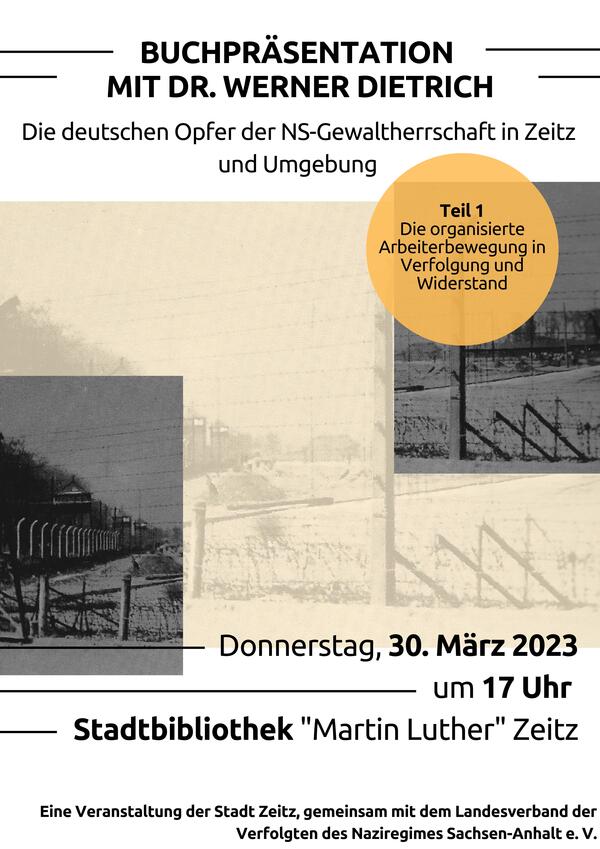 Plakat Buchlesung NS-Zeit