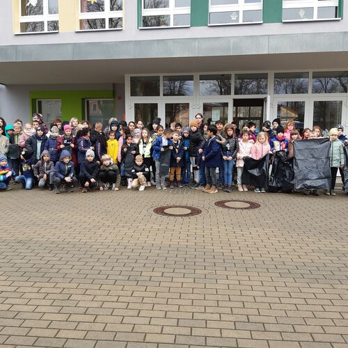 Frhjahrsputz-Aktion der Grundschule Elstervorstadt