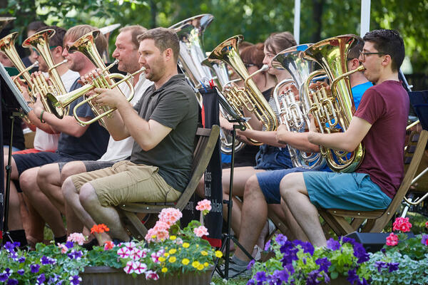 Brassband Blechklang Picknick 20190160 (c) Rene Weimer