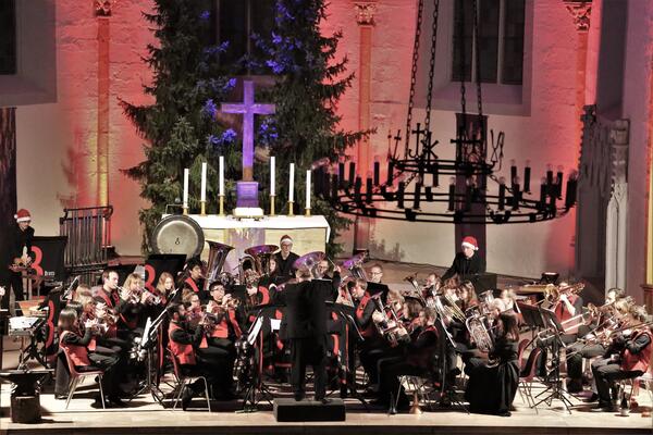 Brass Band BlechKLANG freut sich auf Weihnachtskonzerte 2023 (Foto U. Richter)