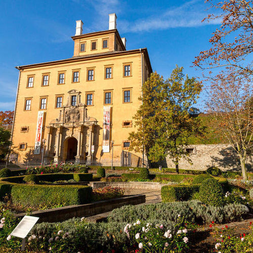 Torhaus Schloss Moritzburg Zeitz mit Detmolder Garten
